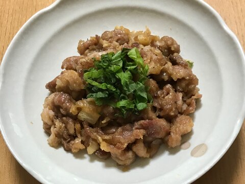 カリカリ豚肉のおろし和え